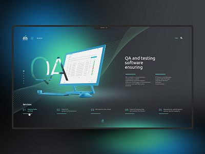 AIS design landingpage ui uidesign ux uxdesign website