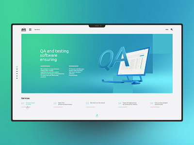 AIS design landingpage ui uidesign ux uxdesign website