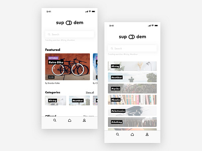 Hello Dribbble! app branding concept flat futura logo minimal mobile mobile app typogaphy ui ux web shop