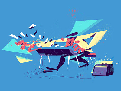 Jazz design illustation illustrator jazz music photoshop