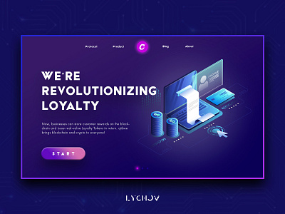 Cryptobot branding design landing page typography ui ux web website