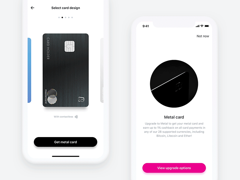 Revolut Metal App 3d animation app bank c4d card cinema 4d metal metalcard revolut