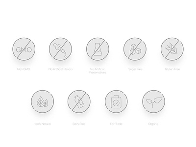 gray icons daily gmo graphic design gray icons no product