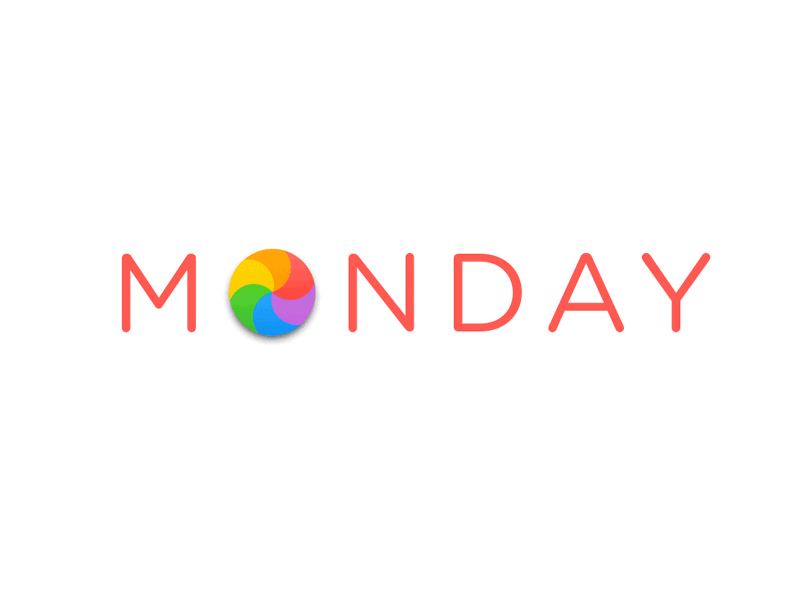 Monday animation fun gif mac minimal typogaphy