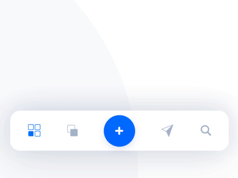 Example of Tab bar gif