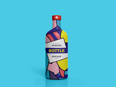 Free Modern Brand Bottle Mockup Psd bottle mockup branding free mockup free psd mockup freebie freebies mockup mockup free mockup psd mockup template packaging psd psd mockup