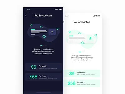 News Apps Pro Pricing Plan apps apps design illustration interaction interaction design mobile app pricing page pricing plan pricing plans pro subscription ui ui design ui ux uiux ux