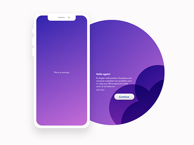 Hello Again! landing page web design