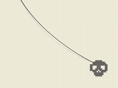 Inktober Challenge Skull crossstitch inktober scull vector