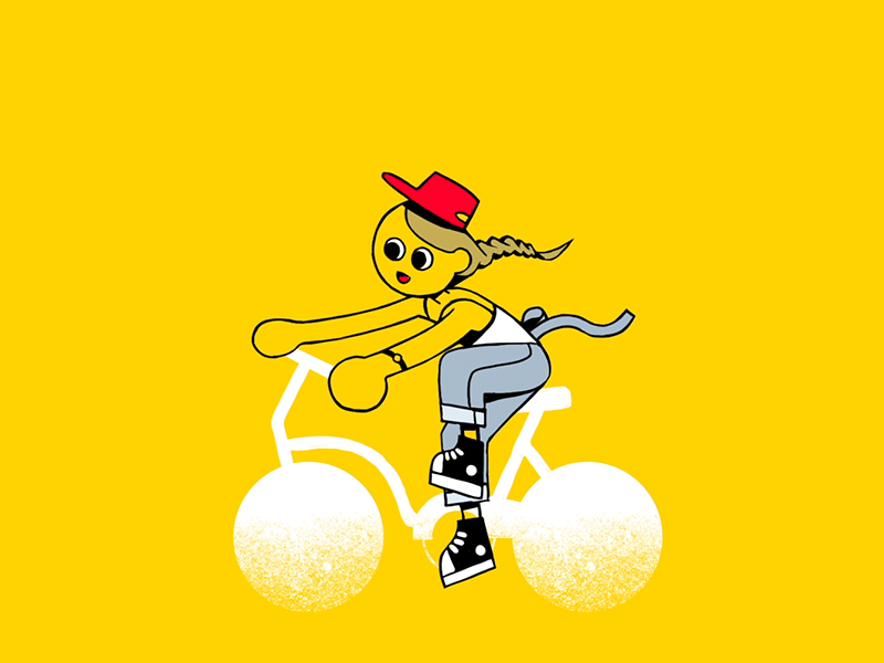 bike ride 2danimation animation bike frame by frame photoshop