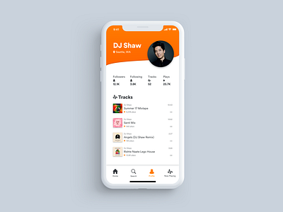 DailyUI 006 - User Profile app daily ui dailyui design iphone type typography ui ux