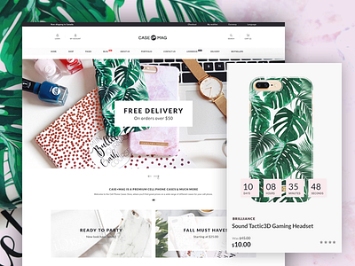 CaseMag - PrestaShop theme accesories ecommerce phone case prestashop psd retail shop store theme website