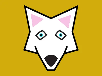 Dog design illusion illustration mustard vector