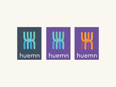 Huemn Cards brand branding business cards identity logo logo design typography