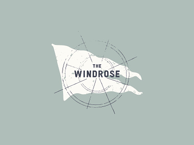 Windrose Compass badge badge design brand branding design identity illustration logo logo design vintage