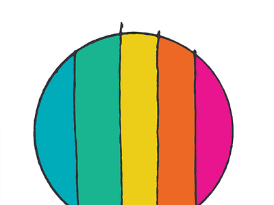 ‪ART EVERY DAY NUMBER 398 / COLOUR CIRCLE / AQUA GREEN 75 76 color colour love