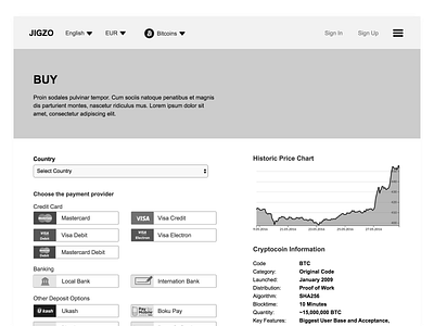 Bitcoin - Buy and Sell adobe xd design interaction design prototype user center design user experience design user interface design ux wireframing