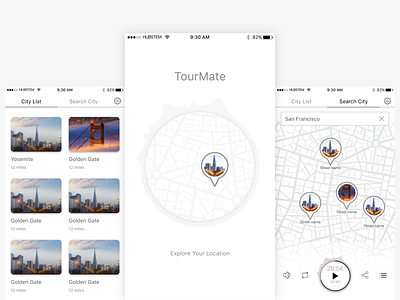 Tourmate adobe xd app design guide interaction design landing page design mobile app tourguide ui user center design user experience design user interface design ux
