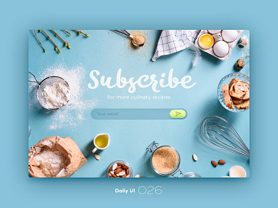 Daily UI #026 026 dailyui food subscribe