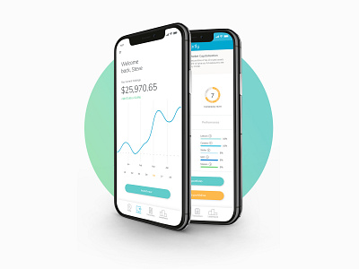 Crypto Robo Advisor - Overview cryptocurrency cryptocurrency advisor dashboard ui finance fintech ios