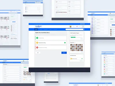 Help You Hire Project clean exploration explore header exploration interaction interface interface design job landing page landing page ui simple design social social media design trending ui uidesign user interface ux web design website