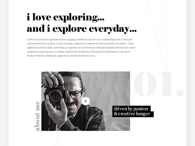 Manprit Kalsi portfolio self website website design website page