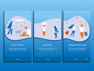 Onboarding screens. app app based colour design illustration interface onboarding screens ui user interface