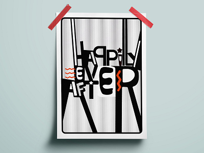 Hapily ever after adobe ilustrator design design art photoshop poster