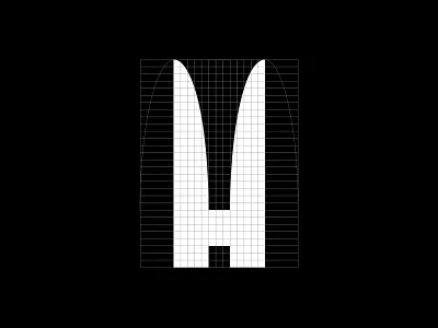 Hamilton and Hare - Grid brand and identity branding brandmark grid hamilton hare logo logodesign rabbit symbol