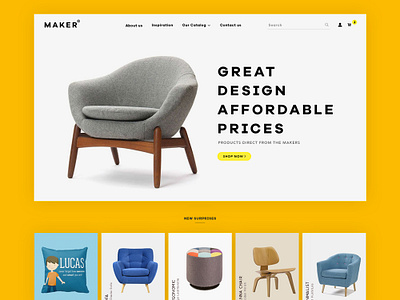 Furniture Website bestwebsite chairs designersofa furniture furniture design furniturewebsite interaction design logo sofa typography ui userexperiencedesign ux webshop website website banner