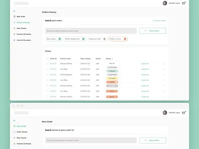 Ordering system prototype app dashboard design prototype tags ui usability usability testing ux