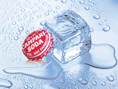 Tappo Campari Soda analcolico aperitivo campari cin cin corona freends fresco fresh italy red soda