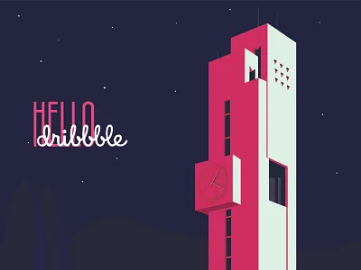 Hello dribble. from Bishkek Kyrgyzstan. art graphic design hello dribble illistration vector