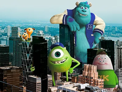 Monsters & Co. | Disney compositions (2/3) art design edit editing monsters inc photo photomanipulation photoshop psd surreal visual visual art
