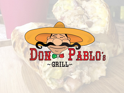 Don Pablo's Grill Logo logo logo design restaurant logo