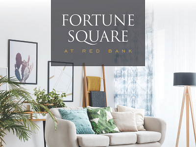 Roger Mumford Homes, Fortune Square Logo brand brand and identity branding community cultural cultural center design developer fortune historic logo logo design museum real estate restoration square townhome townhouse type typography