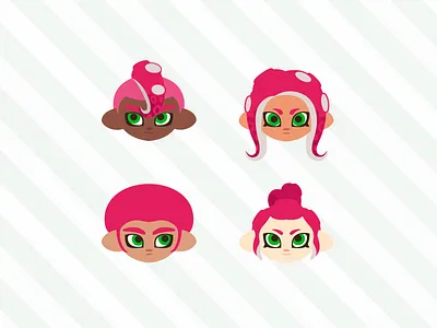 Splatoon 2 character design game graphic illustration nintendo nintendo switch splatoon splatoon2