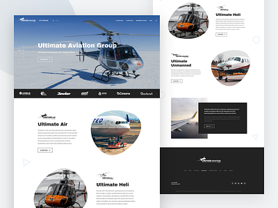 Landing Page Design concept creative design flat home landing page theme typography ui ux web website