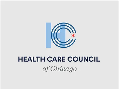 HC3 - Health Care Council of Chicago Logo branding chicago health care logo logo design
