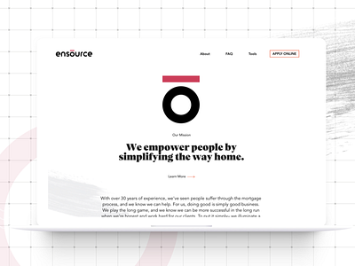 Ensource About Page bold branding brush stroke enso finance font pairing grid japan logo minimal minimal logo minimalism simple logo white space