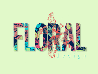 Floral design design design art floral design photoshop