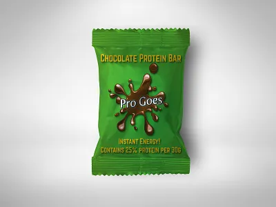 Pro Goes Chocolate bar bar business chocolate chocolate bar design graphic design grapic design green logo logo design logodesign protein