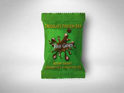 Pro Goes Chocolate bar bar business chocolate chocolate bar design graphic design grapic design green logo logo design logodesign protein