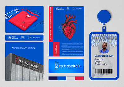 City Hospital 1 branding concept brand elements branding design graphic design identity illustration logo motion graphics prodigma vector