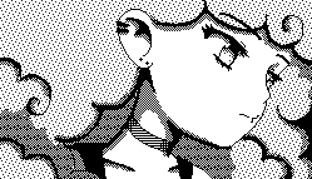 Side face 1 bit animation illustration oc pixel art