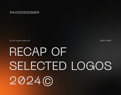 Selected Minimal Logofolio Recap 2024© abstract logo branding business logo company logo creative logo icon logo logo collection logo design logo designer logofolio logomark logos and symbols logos mark logotipo logotype modern logo monogram symbol