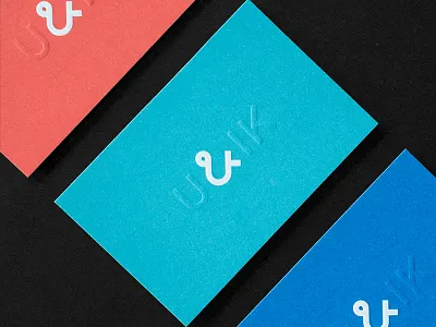 U&IK Bcards bcard blind emboss branding businesscard color block embossing eskader font design fre lemmens grid design grid logo identity logo logo design print proportions simple stationery stationery design typeface