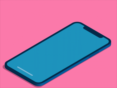 Notifications animation illustration iphone ui