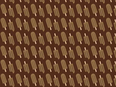 Popsicle Pattern brown icon illustration label design pattern popsicle popsicle pattern popsicle stick repeat pattern
