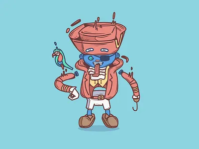 Pirate Character character character design design graphicdesign graphics vector vectorart